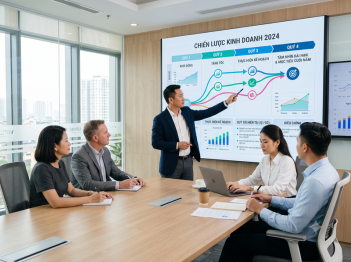 So sánh kế hoạch kinh doanh theo năm và theo quý