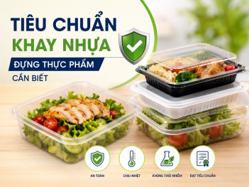 Khay nhựa đựng thực phẩm cần đạt tiêu chuẩn nào?