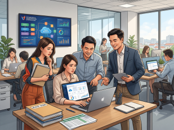 Giúp nhân viên chấp nhận và sử dụng hệ thống mới