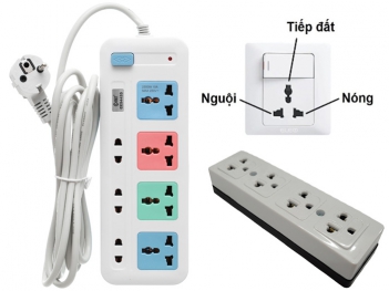 Ổ cắm điện 3 chấu là gì? nguyên lý và tác dụng tiếp địa - Doanh nhân đương thời