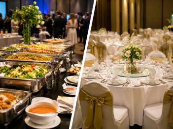 Hội nghị nên lựa chọn tiệc buffet hay tiệc bàn