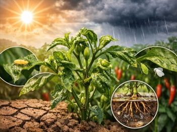 Vì sao trồng ớt bị xoăn lá khi thời tiết thay đổi? - Doanh nhân đương thời