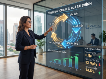 Vòng quay vốn kinh doanh cho biết điều gì?