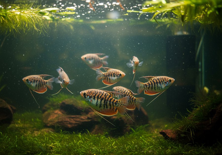 cá sặc gấm nuôi chung với cá nào