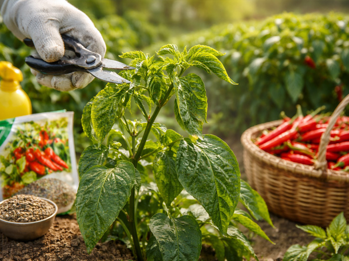 cách khắc phục cây ớt bị xoăn la