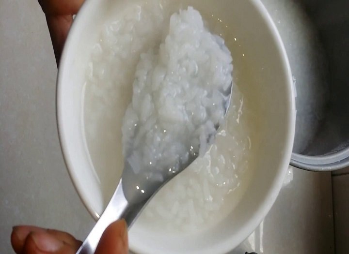 cháo loãng không hấp thu