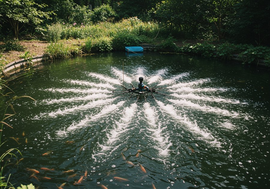 xử lý nước hồ cá bị đục